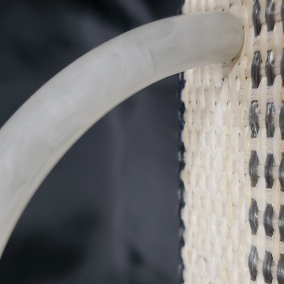 D'margeaux NWT Black, Blue, Cream Striped Crossbody/Handbag - Picture 6 of 7